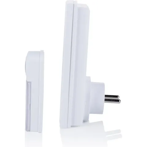 Byron DB411E Draadloze plug-in deurbel set – 50 m bereik – Plug-in