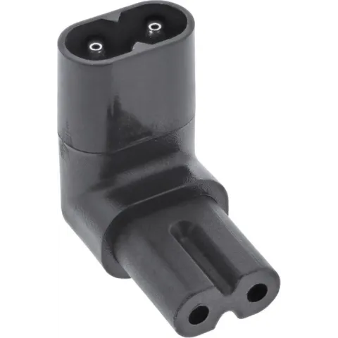 C7 (haaks boven/beneden) - C8 stroomadapter / zwart