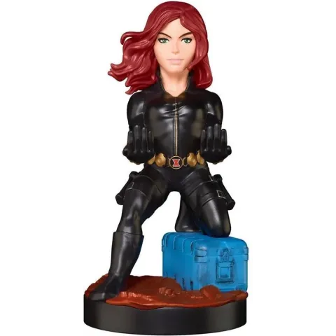 Cable Guy - Black Widow telefoonhouder - game controller stand met usb oplaadkabel  8 inch