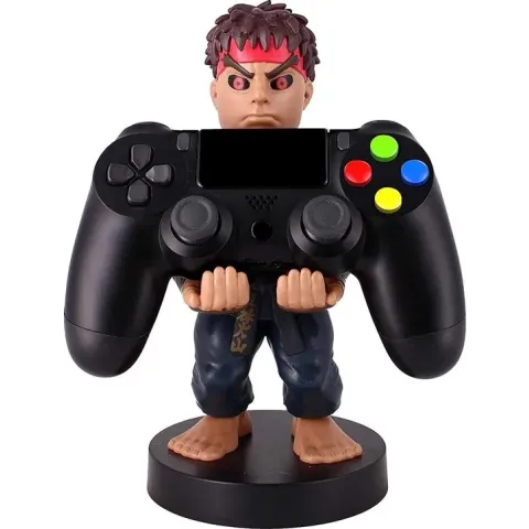 Cable Guy Evil Ryu (Street Fighter V) telefoon- en game controller houder met usb oplaadkabel