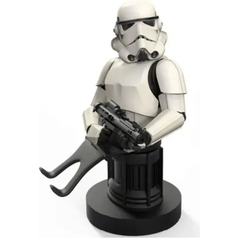 Cable Guy Remnant Stormtrooper (The Mandalorian) telefoon- en game controller houder met usb oplaadkabel