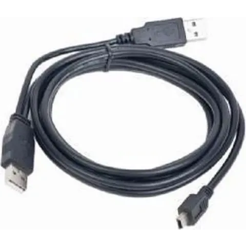 CablExpert CCP-USB22-AM5P-3 - USB-kabel, 2x USB - mini USB (voeding + signaal)