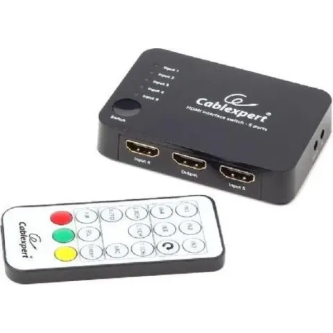 CablExpert DSW-HDMI-53 - 5-poorts HDMI switch + afstandsbediening