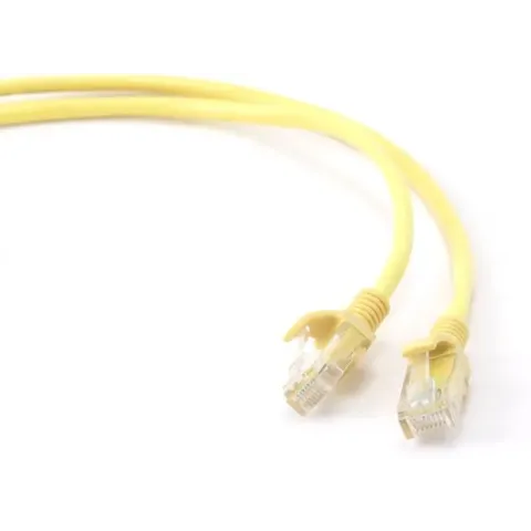 CablExpert PP12-0.5M/Y - Netwerkkabel, UTP Cat5E, geel