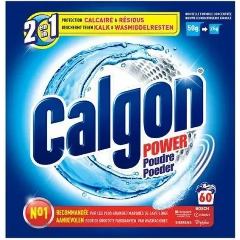Calgon 2 in 1 Tabs Ontkalkingspoeder voor Wasmachines - 1.5kg