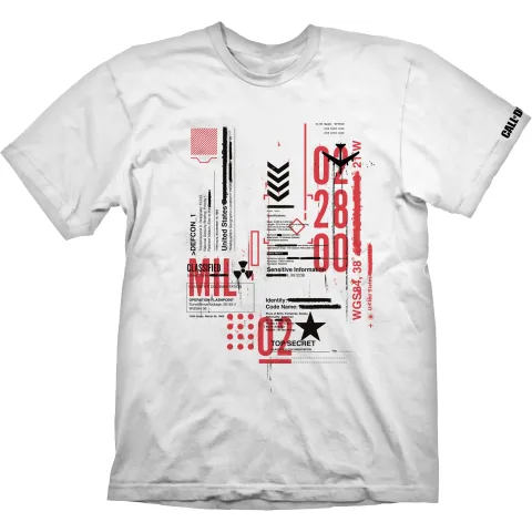 Call of Duty Black Ops Cold War - Defcon-1 White T-Shirt