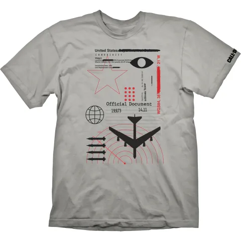 Call of Duty Black Ops Cold War - Radar Light Grey T-Shirt