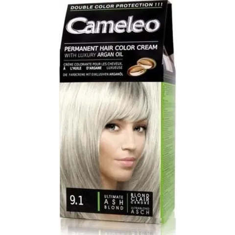 Cameleo_omega Permanent Hair Color Cream Trwale Koloryzuj?ca Farba Do W?osi?1/2w 9.1 Ultimate Ash Blond
