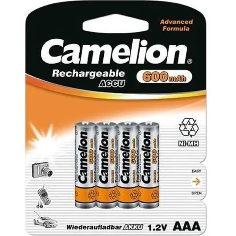 Camelion NH-AAA600-BP4 Rechargeable battery Nikkel-Metaalhydride (NiMH)