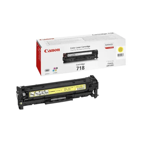 Canon 718 Toner Geel