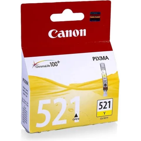 Canon CLI-521Y Inktcartridge - Geel