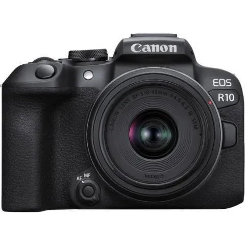 Canon EOS R10 + RF-S 18-45mm + MT ADP EF-EOS RC