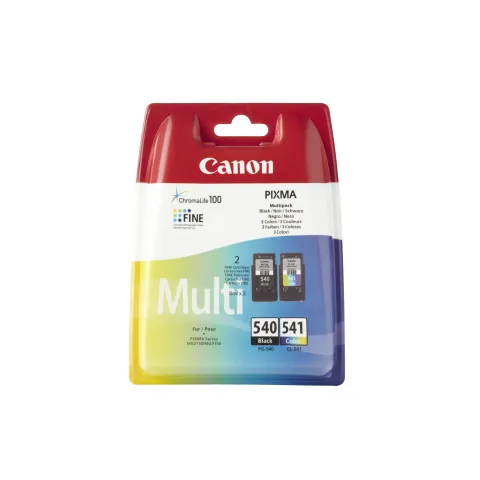 Canon PG-540 en CL-541 multipack Inkt Zwart