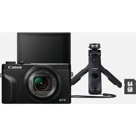 Canon PowerShot G7X Mark III Vlogkit Zwart