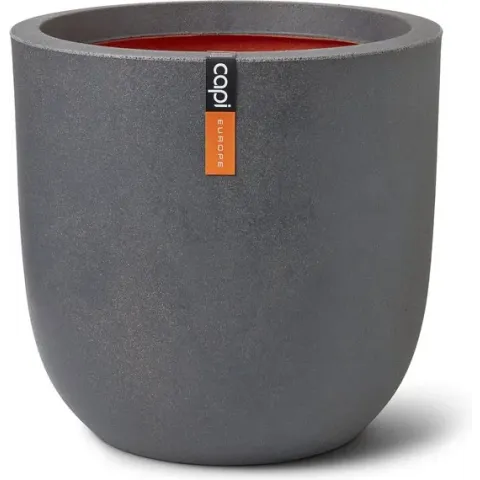 Capi Europe - Bloempot bol Smooth NL 43x41 donkergrijs