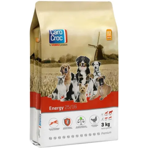 Carocroc Energy 25/16 - Hondenvoer - 3 kg