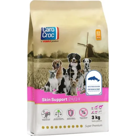 Carocroc Skin Support - Gevogelte/Granen/Vis - Hondenvoer - 3 kg