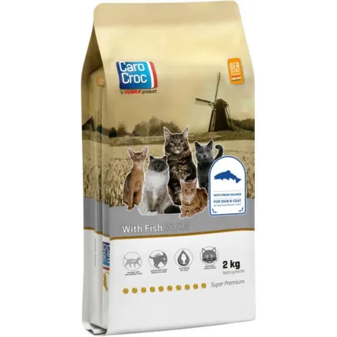 Carocroc - Vis - Kattenvoer - 2 kg