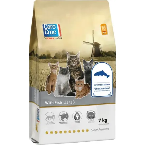 Carocroc - Vis - Kattenvoer - 7 kg