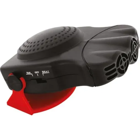 Carpoint - Autoventilator - Zwart/rood