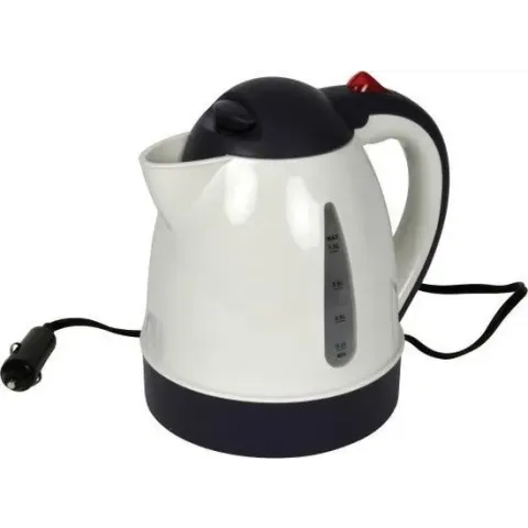 Carpoint - Camping waterkoker - Wit - 12 Volt