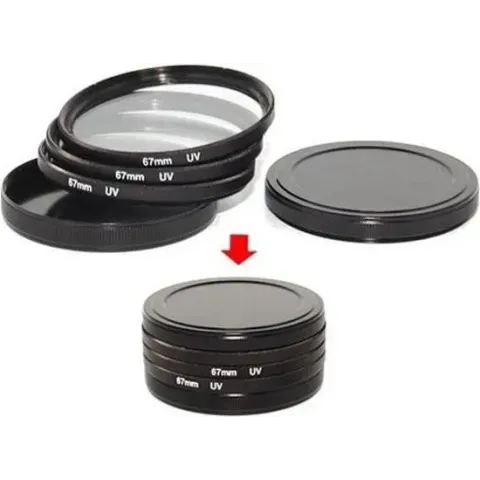Caruba Metalen Filter Opberg/Bewaarset 62 mm