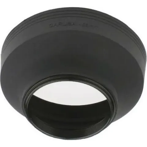 Caruba Rubberen Zonnekap 3in1 49mm 4,9 cm Zwart