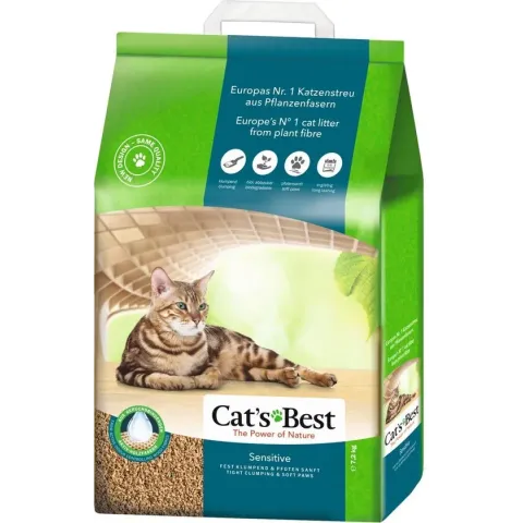 Cat's Best Sensitive - Kattenbakvulling - 20 l