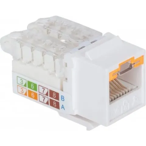 CAT6 LOCKING KEYSTONE JACK UTP-