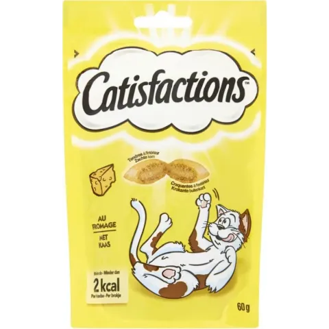 Catisfactions Kattensnoepjes - Kaas - Kattensnack - 60 g