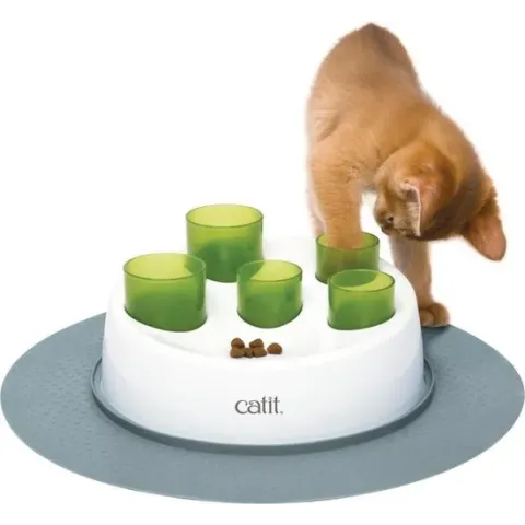 Catit Senses 2.0 Digger - Interactief - Wit - Voerbak -  Ø 24 cm