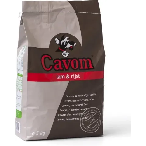 Cavom ompleet - Lam & Rijst- Hondenvoer - 5 kg