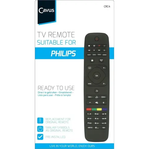 Cavus Universele Afstandsbediening Philips CRC4