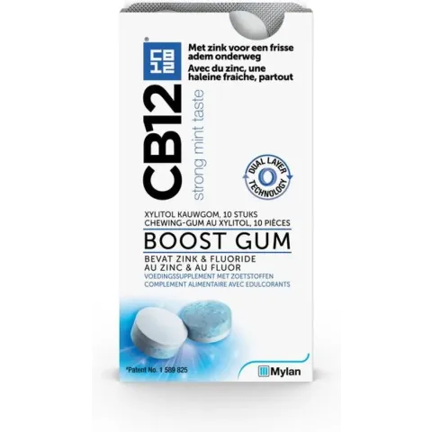 CB12 Mondverzorging boost kauwgom strong mint