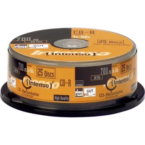 CD-R Intenso 700MB 25pcs Cake Box 52x