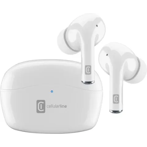 Cellularline Vivid Headset True Wireless Stereo (TWS) In-ear Oproepen/muziek Bluetooth Wit