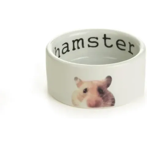 Ceramiek eetbak snapshot hamster - 75x4