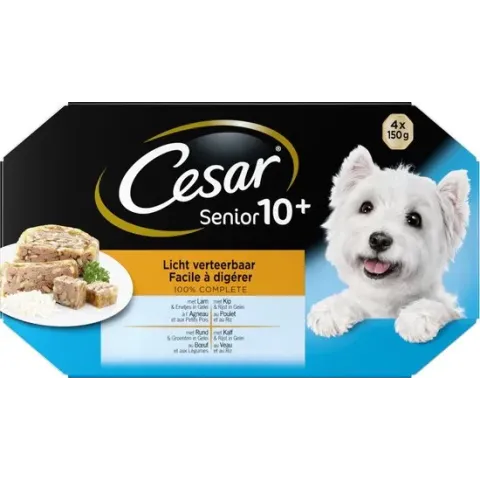 Cesar Alu Multipack Senior 4x150 g