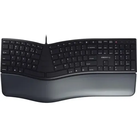 CHERRY KC 4500 ERGO toetsenbord USB QWERTY Amerikaans Engels Zwart