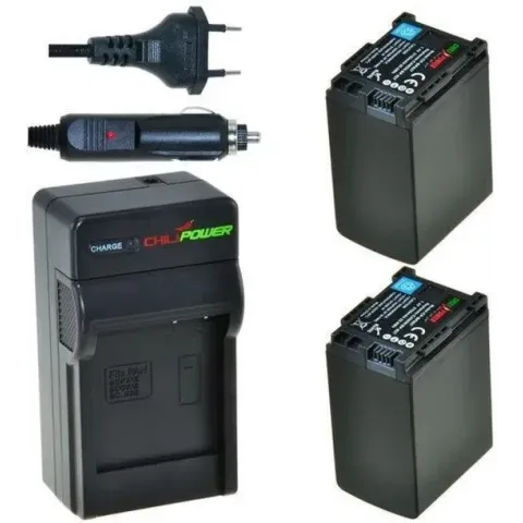 ChiliPower BP-827 Canon Kit - Camera Batterij Set