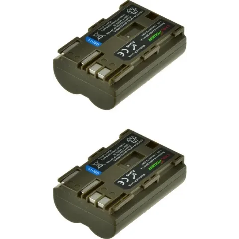 ChiliPower Canon BP-511 / BP-511A camera batterij - 2 stuks verpakking