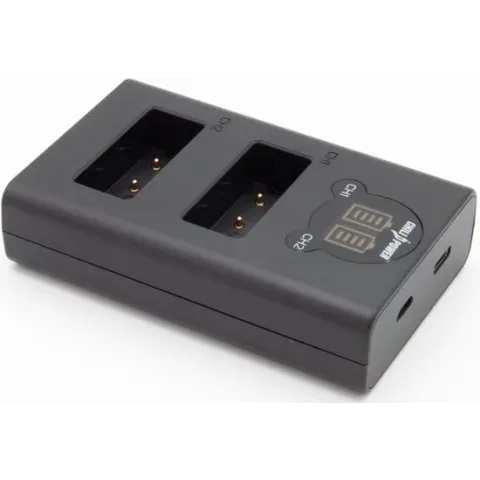 ChiliPower Canon LP-E17 dubbellader voor 2 camera accu's (tegelijk)
