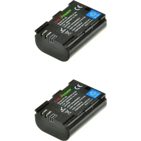 ChiliPower Canon LP-E6 camera batterij - 2 stuks verpakking