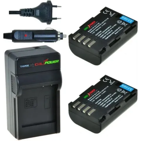 ChiliPower DMW-BLF19 Panasonic Kit - Camera Batterij Set
