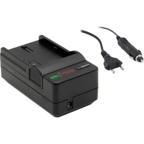 ChiliPower Fuji NP-95 oplader - stopcontact en autolader