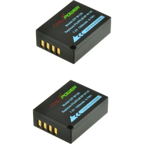 ChiliPower Fuji NP-W126 camera batterij - 2 stuks verpakking