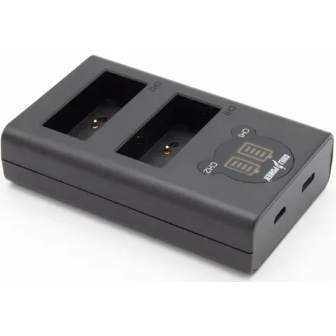 ChiliPower Fuji NP-W126 / NP-W126S dubbellader voor 2 camera accu's (tegelijk)