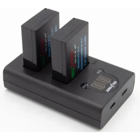 ChiliPower LP-E17 Canon USB Duo Kit - Camera accu set