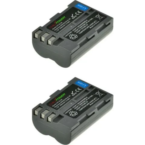 ChiliPower Nikon EN-EL3E camera batterij - 2 stuks verpakking