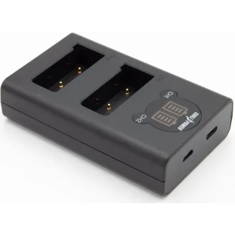 ChiliPower Nikon EN-EL9 dubbellader voor 2 camera accu's (tegelijk)